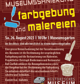 Erlebnis Museumssanierung 2023 &bull; farbgebung und malerei